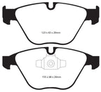 Kies-Motorsports EBC EBC 13+ BMW X1 2.0 Turbo (28i) Redstuff Front Brake Pads