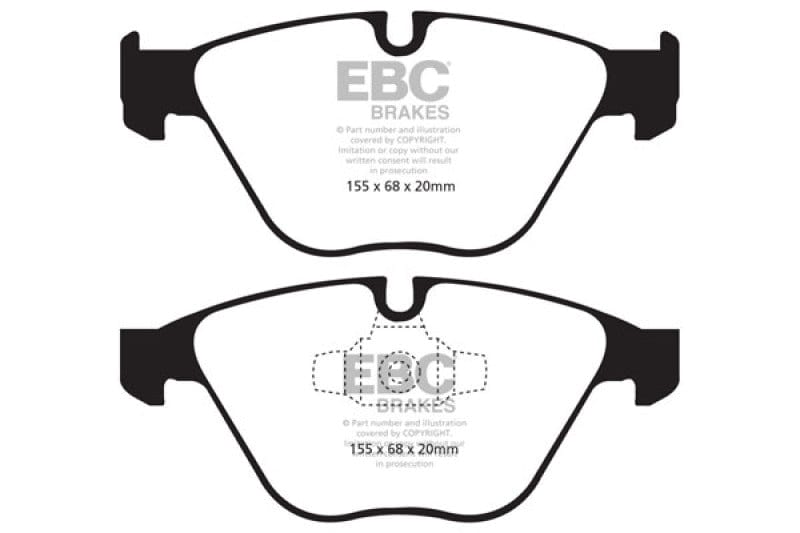 EBC 13+ BMW X1 2.0 Turbo (28i) Ultimax2 Front Brake Pads Secondary image