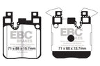 Kies-Motorsports EBC EBC 14+ BMW 228 Coupe 2.0 Turbo Brembo calipers Greenstuff Rear Brake Pads