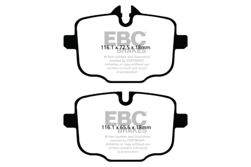 EBC 17+ BMW 530 2.0L Turbo (G30) Ultimax Rear Brake Pads Secondary image