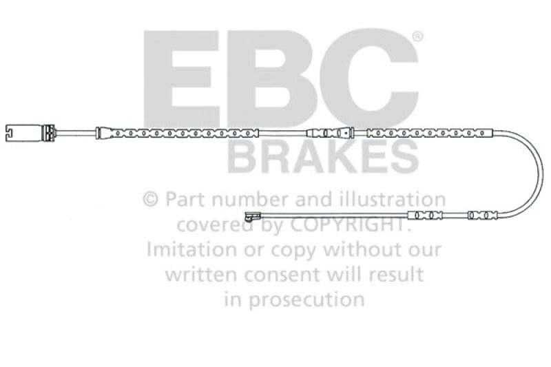 EBC 2010-2012 BMW 335xDrive 3.0L Twin Turbo (E92) Front Wear Leads Secondary image