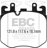 Kies-Motorsports EBC EBC 2015+ BMW 750 4.4L Twin Turbo (G12) Redstuff Front Brake Pads