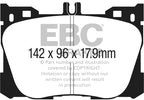 Kies-Motorsports EBC EBC 2017+ Mercedes-Benz E300 (W213) 2.0L Turbo Ultimax2 Front Brake Pads