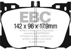Kies-Motorsports EBC EBC 2017+ Mercedes-Benz E300 (W213) 2.0L Turbo Ultimax2 Front Brake Pads