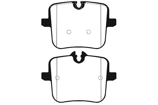 Kies-Motorsports EBC EBC 2018+ BMW M5 4.4TT (F90) Redstuff Rear Brake Pads
