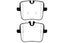 Kies-Motorsports EBC EBC 2018+ BMW M5 4.4TT (F90) Yellowstuff Rear Brake Pads