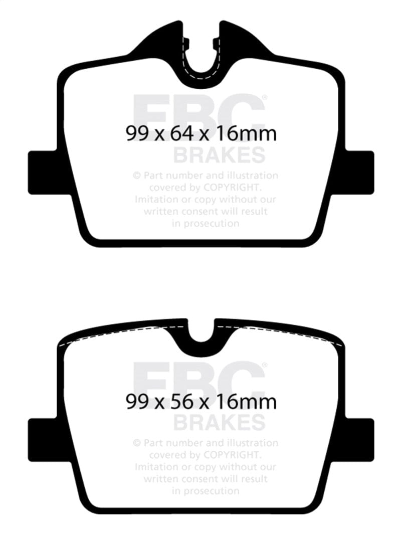 Kies-Motorsports EBC EBC 2019+ BMW Z4 G29 2.0T Bluestuff Rear Brake Pads