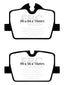 Kies-Motorsports EBC EBC 2019+ BMW Z4 G29 2.0T Bluestuff Rear Brake Pads