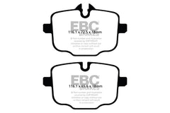 Kies-Motorsports EBC EBC 2021+ BMW M3/M4 3.0TT (G80/G82/G83 w/Cast Iron Rotors) Redstuff Rear Brake Pads