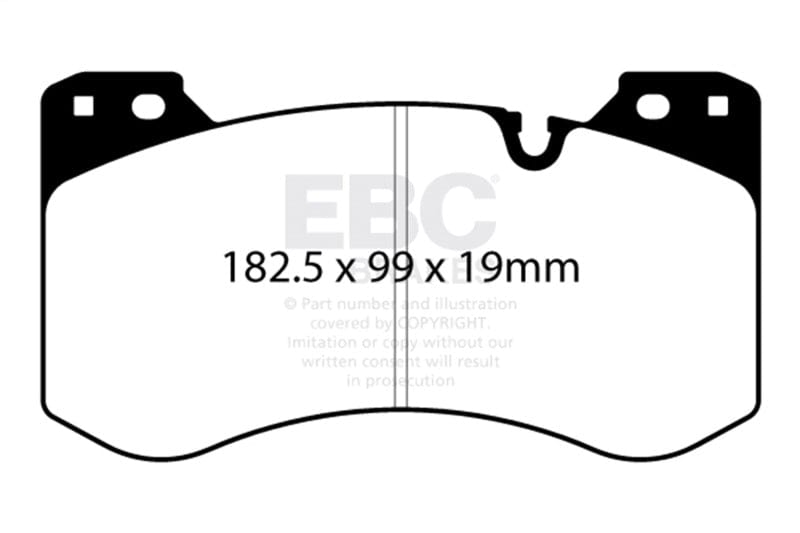 Kies-Motorsports EBC EBC 2021+ BMW M3/M4 3.0TT (G80/G82/G83) Yellowstuff Front Brake Pads