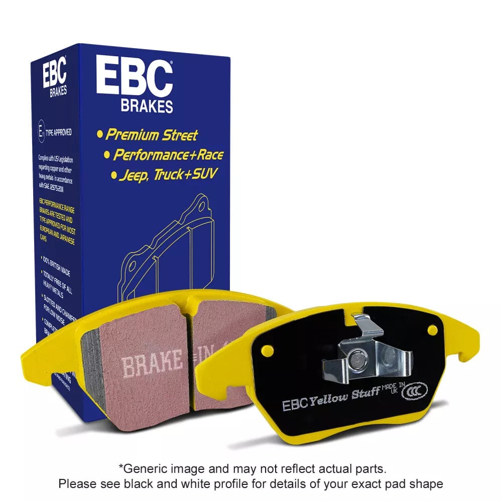Kies-Motorsports EBC EBC 2022+ Toyota GR Supra 3.0T / 2022+ BMW M240 Coupe Yellowstuff Front Brake Pads Main image