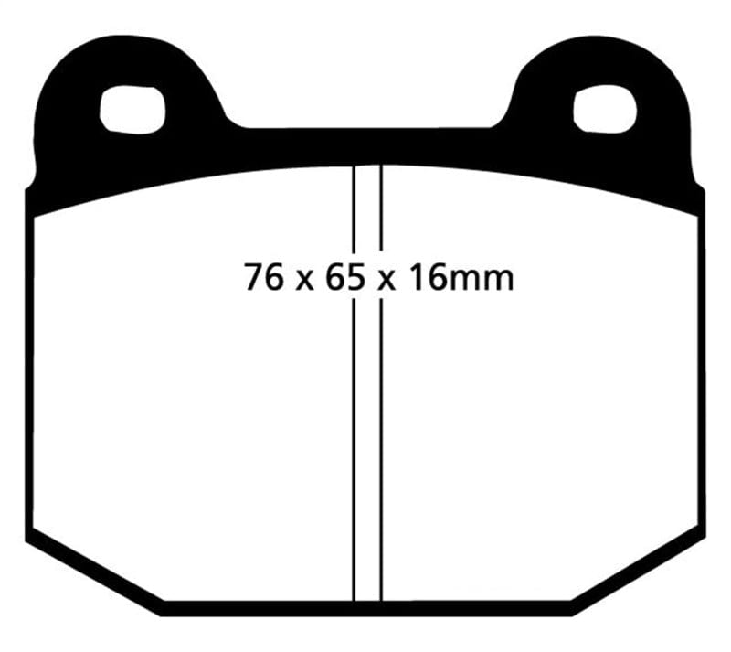 EBC 77-83 BMW 320 2.0 (E21) Yellowstuff Front Brake Pads Secondary image