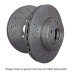 Kies-Motorsports EBC EBC 77-90 Porsche 911 3.3T RK Premium Cross-Drilled Front Rotors