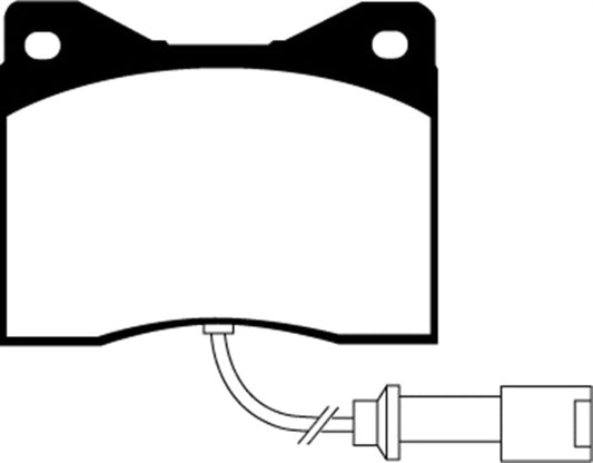 Kies-Motorsports EBC EBC 78-82 BMW M1 3.5 Yellowstuff Front Brake Pads