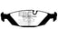 Kies-Motorsports EBC EBC 83-85 BMW 318 1.8 (E30) Greenstuff Rear Brake Pads
