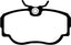 Kies-Motorsports EBC EBC 83-85 BMW 318 1.8 (E30) Redstuff Front Brake Pads