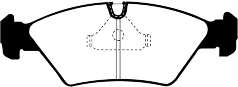 Kies-Motorsports EBC EBC 87-91 BMW M3 2.3 (E30) Redstuff Front Brake Pads