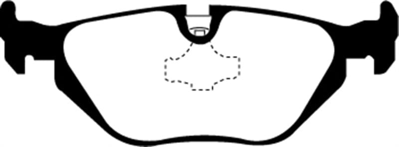 Kies-Motorsports EBC EBC 96-98 BMW Z3 1.9 Redstuff Rear Brake Pads