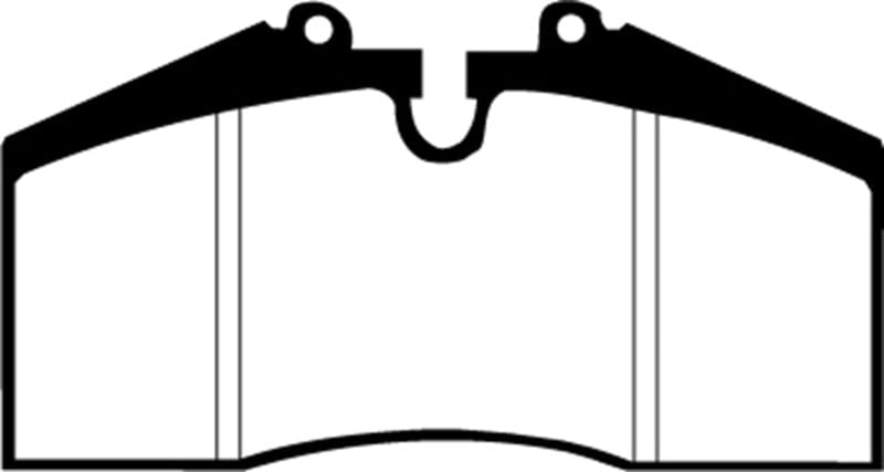 Kies-Motorsports EBC EBC 96-98 Porsche 911 (993) 3.6 Carrera 4S Redstuff Rear Brake Pads