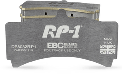 Kies-Motorsports EBC EBC 97-09 Porsche Boxster (986/987 w/Cast Iron Discs) RP-1 Race Front Brake Pads