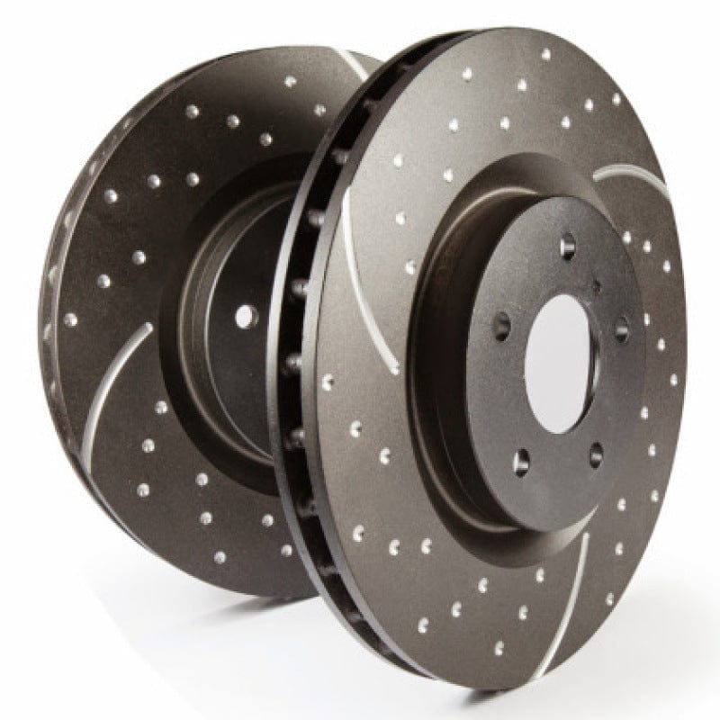 Kies-Motorsports EBC EBC 97-99 Porsche Boxster 2.5L (w/Cast Iron Rotor) GD Sport Front Rotors