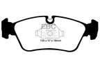 Kies-Motorsports EBC EBC 99-02 BMW Z3 2.5 Greenstuff Front Brake Pads