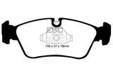 Kies-Motorsports EBC EBC 99-02 BMW Z3 2.5 Greenstuff Front Brake Pads