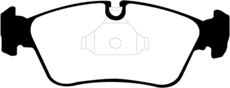 Kies-Motorsports EBC EBC 99-02 BMW Z3 2.5 Greenstuff Front Brake Pads