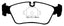 Kies-Motorsports EBC EBC 99-02 BMW Z3 2.5 Redstuff Front Brake Pads