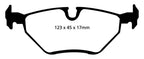 Kies-Motorsports EBC EBC 99-02 BMW Z3 2.5 Redstuff Rear Brake Pads