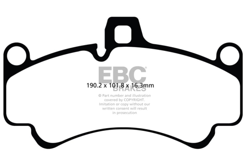 Kies-Motorsports EBC EBC Brakes Greenstuff 2000 Series Sport Pads