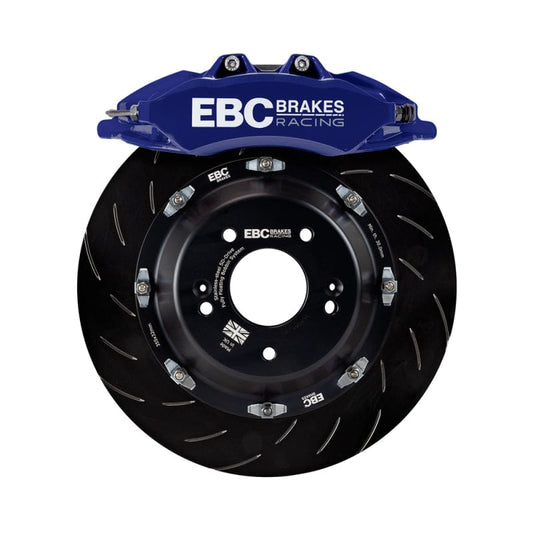 Kies-Motorsports EBC EBC Racing 00-06 BMW M3 (E46) Blue Apollo-6 Calipers 355mm Rotors Front Big Brake Kit