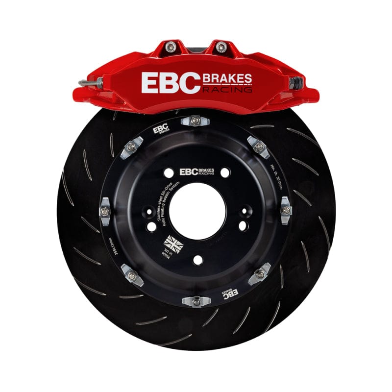 Kies-Motorsports EBC EBC Racing 00-06 BMW M3 (E46) Red Apollo-6 Calipers 355mm Rotors Front Big Brake Kit