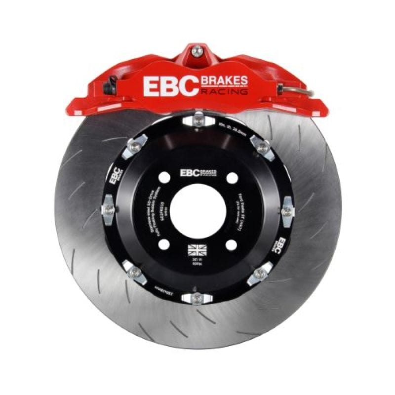 Kies-Motorsports EBC EBC Racing 00-07 BMW M3 (E46) Red Apollo-4 Calipers 355mm Rotors Front Big Brake Kit Main image