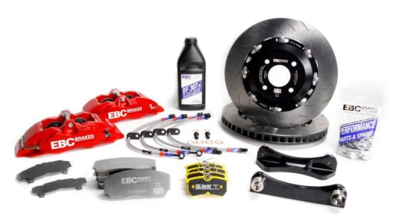 EBC Racing 00-07 BMW M3 (E46) Red Apollo-4 Calipers 355mm Rotors Front Big Brake Kit Secondary image