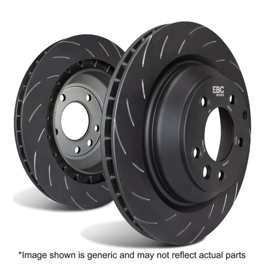 Kies-Motorsports EBC EBC Racing 03-09 Nissan 350Z 3.5L Rear SG Racing 1 Piece Rotors
