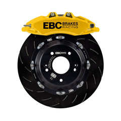 Kies-Motorsports EBC EBC Racing 07-13 BMW M3 (E90/E92/E82) Yellow Apollo-6 Calipers 380mm Rotors Front Big Brake Kit