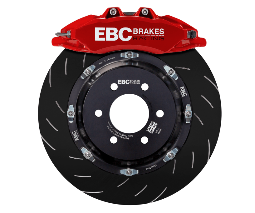 EBC Racing 13-16 BMW M235i (F22)/F23) Yellow Apollo-6 Front Left Caliper Secondary image