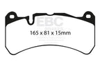 Kies-Motorsports EBC EBC Racing 2017+ Subaru WRX STI RP-1 Race Front Brake Pads