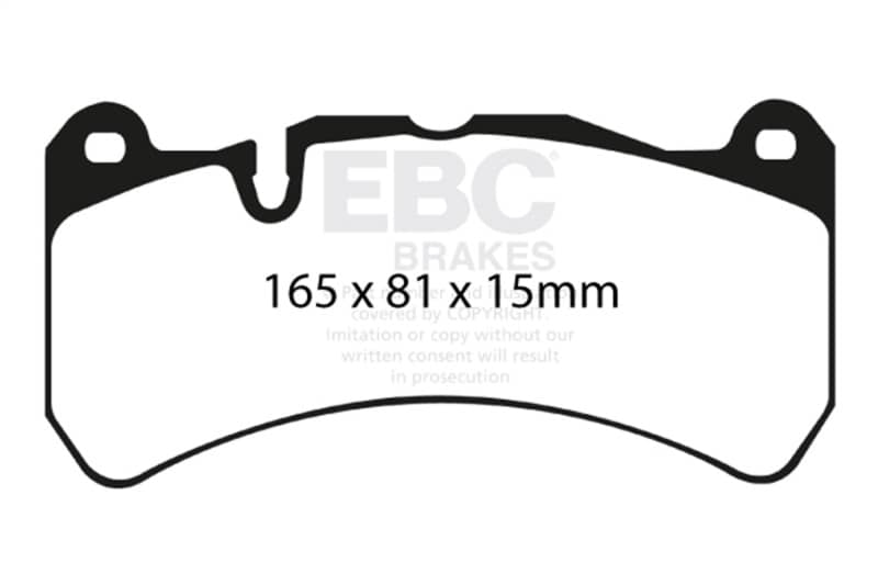 Kies-Motorsports EBC EBC Racing 2017+ Subaru WRX STI RP-1 Race Front Brake Pads