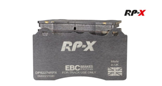 Kies-Motorsports EBC EBC Racing 2020+ Toyota GR Supra 2.0 Turbo / 2019 BMW 330 G20 2.0 Turbo RP-X Race Front Brake Pads