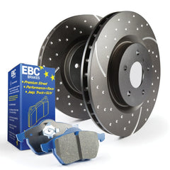 Kies-Motorsports EBC EBC S6 Kits Bluestuff Pads and GD Rotors