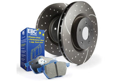 Kies-Motorsports EBC EBC S6 Kits Bluestuff Pads and GD Rotors