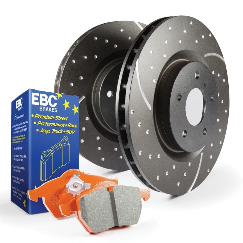 Kies-Motorsports EBC EBC S8 Kits Orangestuff Pads and GD Rotors