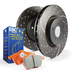 Kies-Motorsports EBC EBC S8 Kits Orangestuff Pads and GD Rotors