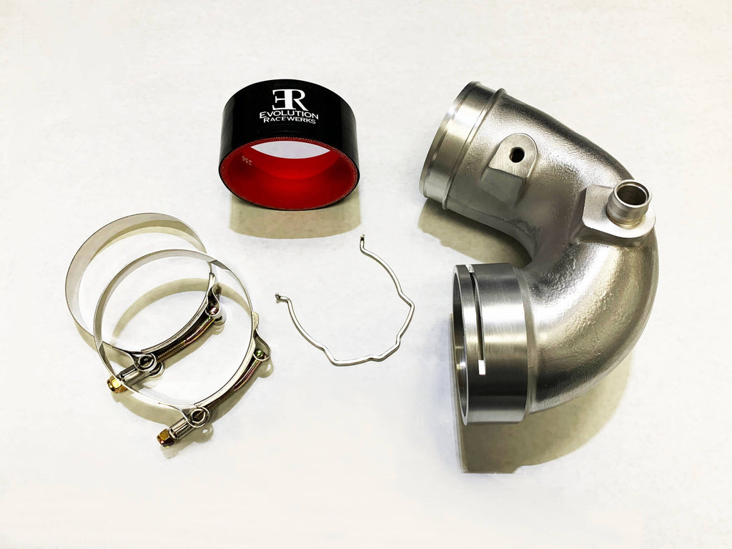 Kies-Motorsports Evolution Racewerks Cold Side "J" Charge Pipe 2015-20 M2 Competition/M3/M4 S55 Engine