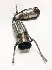 Kies-Motorsports Evolution Racewerks Competition Series 4" Catless Downpipe for the 2015+ Mini Cooper S, Clubman, Cabrio and Countryman US Spec (4 Cylinder) Engine