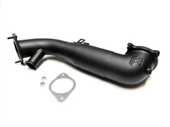 Kies-Motorsports Evolution Racewerks Competition Series 4" Catless Downpipe for the 2016+ Alfa Giulia / Stelvio 2.0L