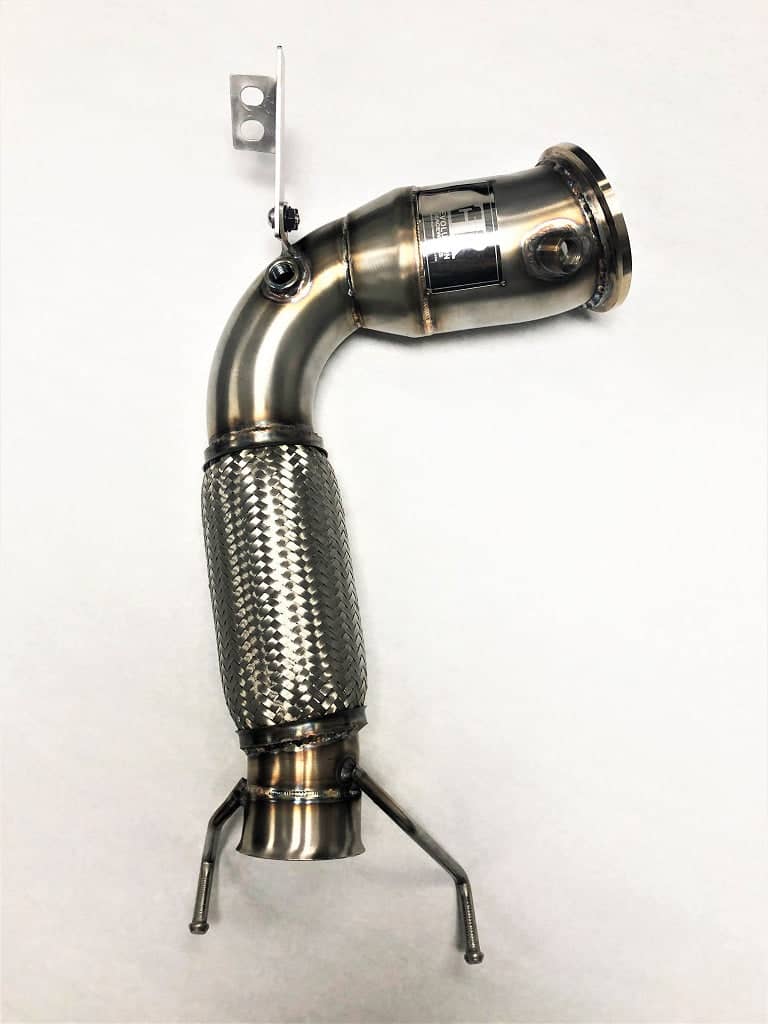Kies-Motorsports Evolution Racewerks Competition Series 4" Catless Downpipe for the 2016+ X1/X2/2 Series Gran Coupe B46 US Spec (4 Cylinder) Engine