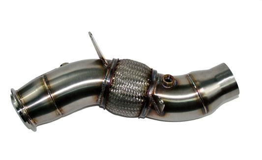 Kies-Motorsports Evolution Racewerks Competition Series 4" Catless Downpipe for the X5/X6 Series N55 (6 Cylinder) Engine